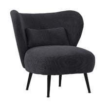 Aleyn Corduroy Velvet Wing Back Chair